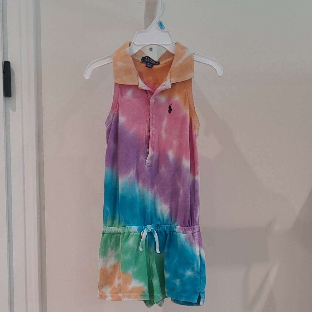 Ralph Lauren Colorful Tie-Dye Sleeveless Romper Age 3